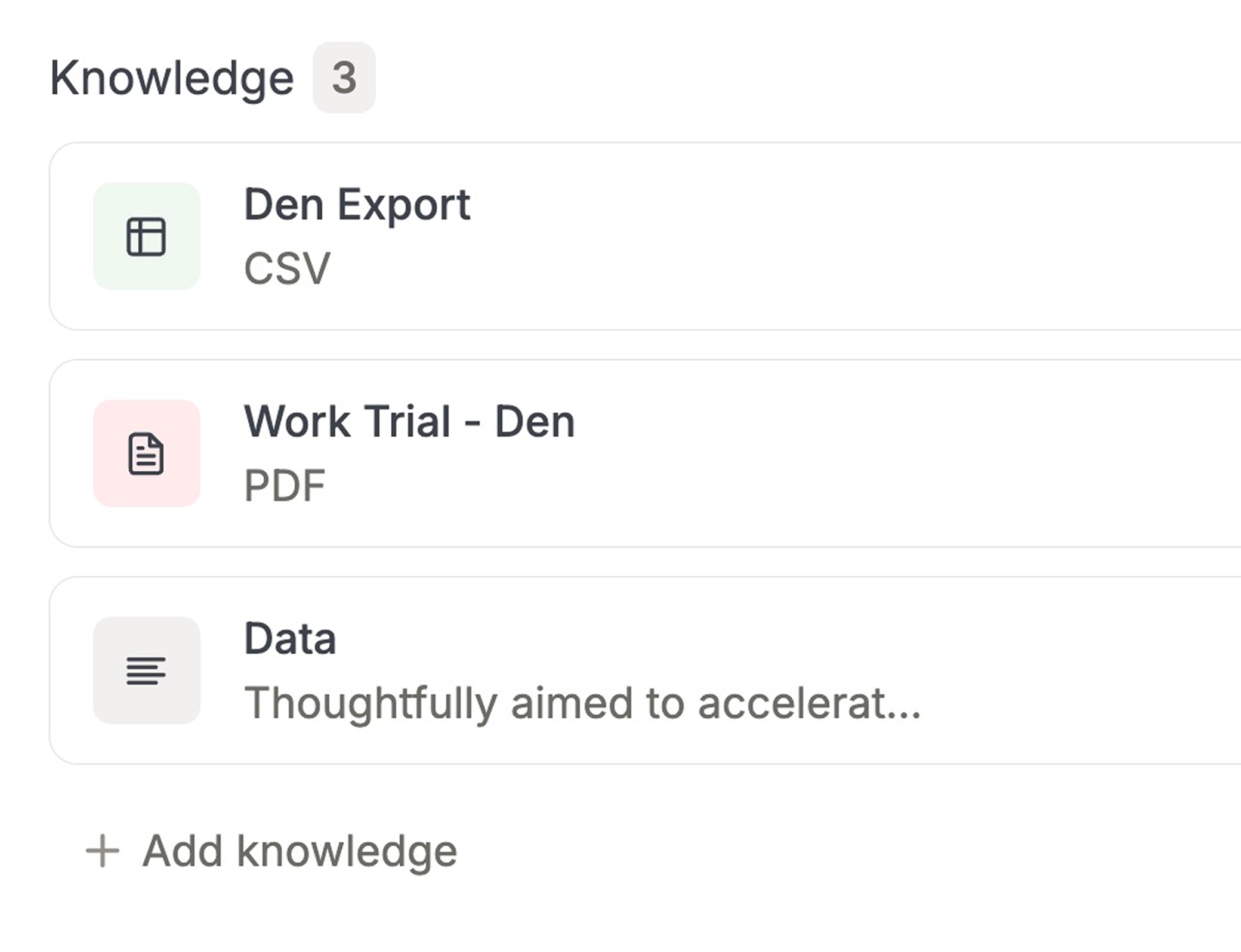 Knowledge and context